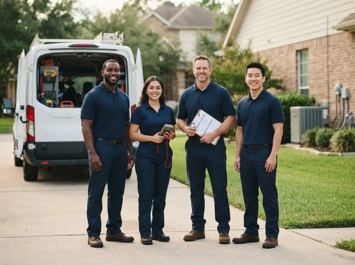 Certified HVAC technician near Kingsbury, TX